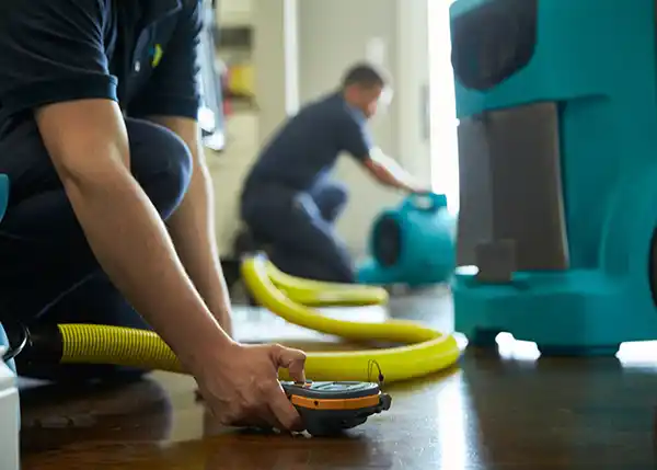 water damage restoration service Holdenville